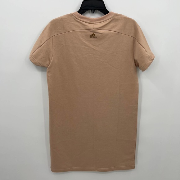 Adidas x Zoe Saldana Women's T-shirt Dress Ash Pearl Size M - Picture 3 of 6